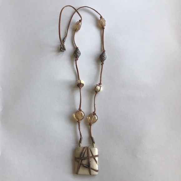 Mixed Media Artisan Necklace - Picture 4 of 5